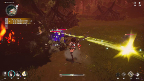 ▲인게임 전투 화면 캡쳐