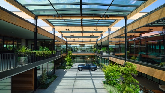 ▲ '제네시스 디자인 캘리포니아' 내부 전경