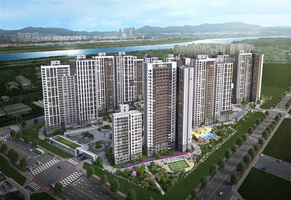 ▲풍무역세권 수자인 그라센트 1차 조감도