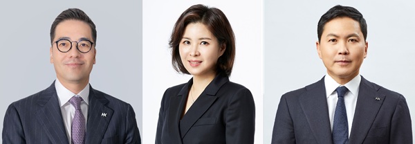 ▲(왼쪽부터) 이승화 대표, 윤여원 대표, 윤상현 대표