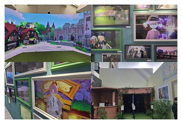 ▲마비노기 모바일 '모험가의 기록전' 전시회