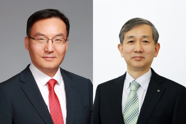 ▲이현승 전 KB자산운용 대표(왼쪽), 황성엽 신영증권 각자대표(오른쪽).