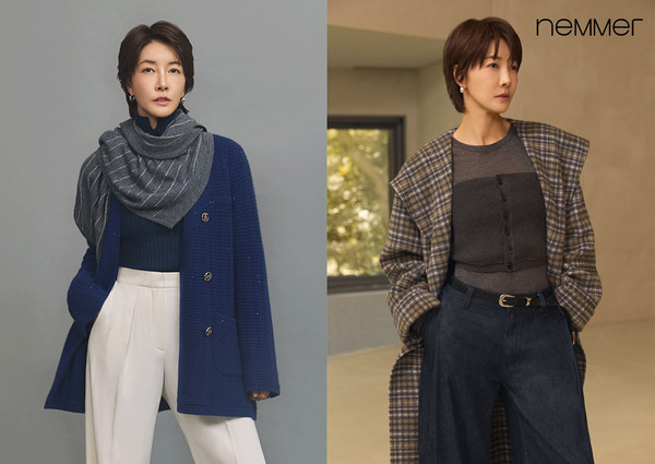 ▲네메르 25FW 모델 착용 이미지.