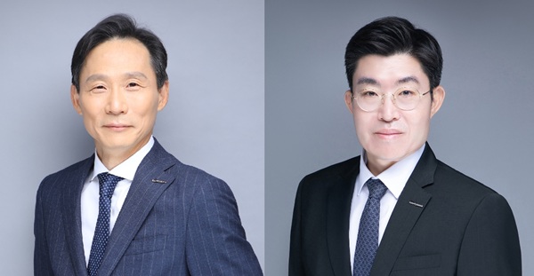 ▲오승훈 삼양데이타시스템 대표(왼쪽), 이동현 삼양홀딩스 미래전략실장