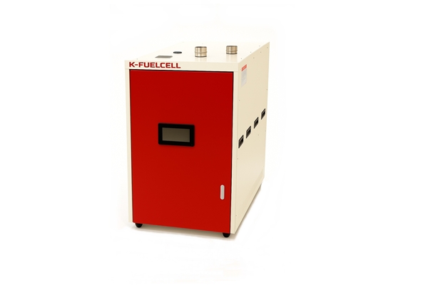 ▲케이퓨얼셀의 건물용 연료전지 10kW 제품