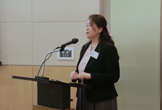 ▲ 김명아 한국법제연구원 연구위원이 20일 오후 열린 2025 소비자금융포럼에서 주제 발표를 하고 있다.