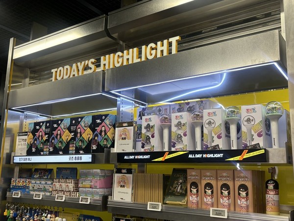 ▲게임 캐릭터 굿즈와 애니메이션 IP 굿즈가 전개된 이벤트존.