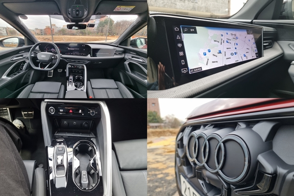 ▲실내에는 11.9인치 버추얼 콕핏 플러스와 14.5인치 MMI 터치 디스플레이, 10.9인치 조수석 디스플레이가 1열 전면에 배치됐다