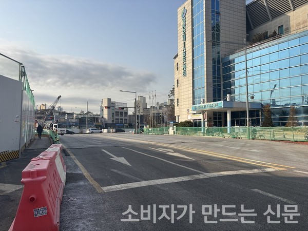 ▲신풍역에서 더샵 신풍역까지 이동하는 도보 풍경