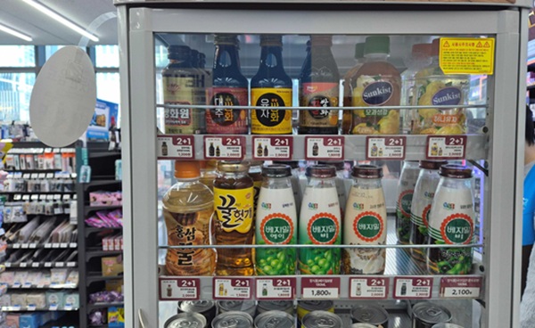 ▲편의점 온장고 사진 예