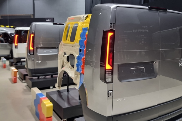 ▲기아는 PV5에 ‘플렉시블 바디 시스템’을 도입했다