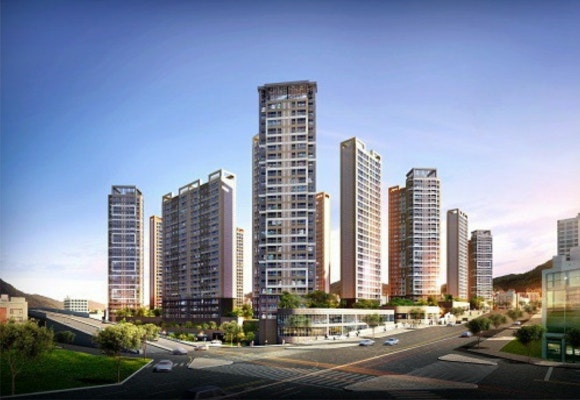 ▲두산위브 트리니뷰 구명역(구명 7구역) 예상도