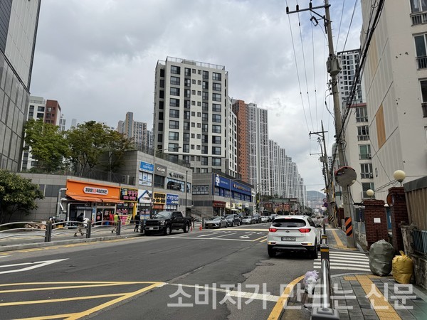 ▲산곡역자이힐스테이트&하늘채 현장 뒷편. 사진=이설희 기자 